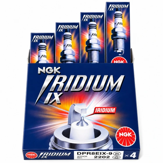 560x560 (2) شمع موتور سیکلت ان جی کی مدل DPR8EIX-9 کد فنی ۲۲۰۲ ایریدیوم - تصویر 1
